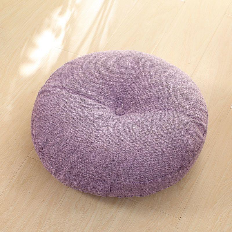 Round Floor Pillow for Adults, Meditation Floor Cushions Chenille Fabric Seat Pads Pillows Cushion for Living Room Balcony