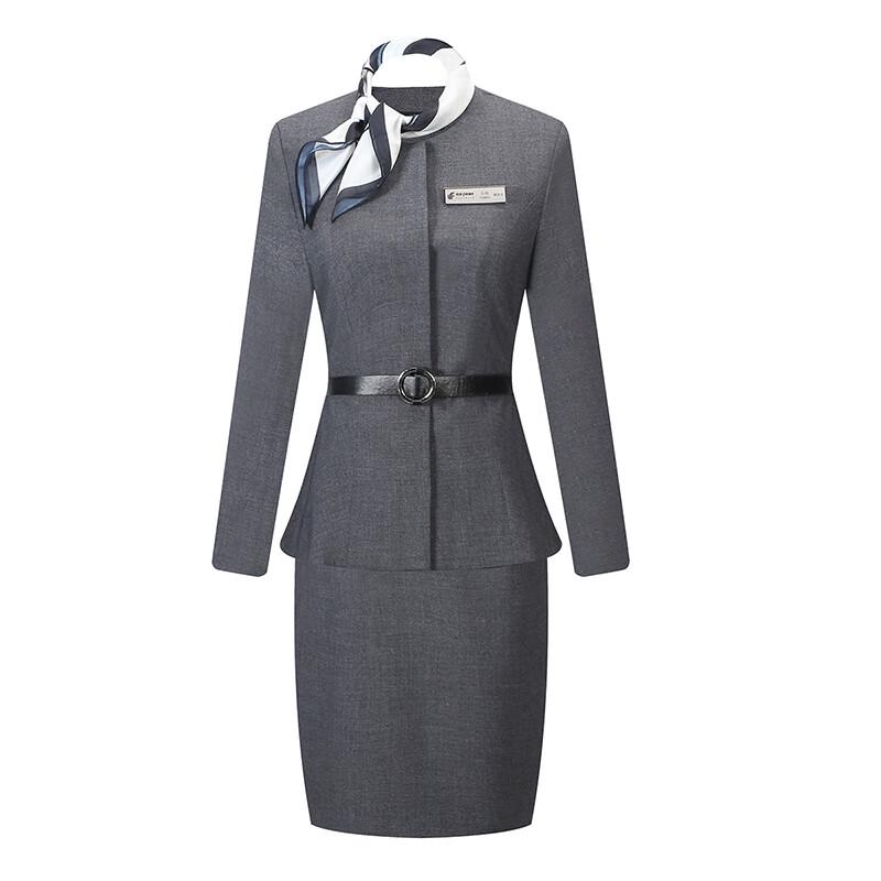 Women s Professional Grey Two-Piece Suit Set M