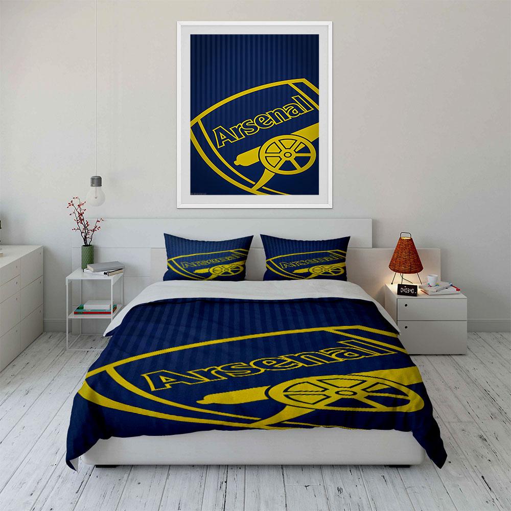 Arsenal logo with cannon. Bedding sets Duvet cover sets Duvet covers Pillowcases(1* Duvet Cover 2* Pillowcases without duvet insert)