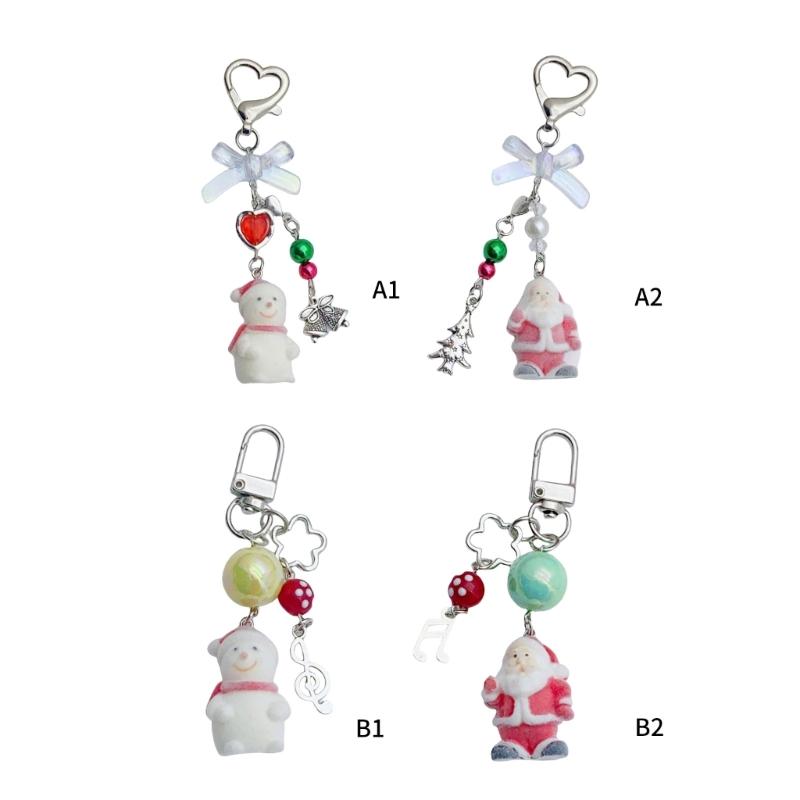 Fashionable Lovely Resin Snowman Pendant Necklace Ornament Jewelry Accessory for Festive and Creative Decorations
