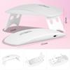 6 LED UV Manicure Lamp Professional Curing Lamp Portable Mini Gel Nail Lamp Home Use Nail Lamp Nail Art Tool Accessory with USB