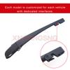 Premium Natural Rubber Boneless Rear Windshield Wiper for Assembly for Morris Garages MG Gloster Cars