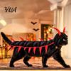 Lindos Regalos de Halloween para Dueños de Gatos Disfraz con Aspecto de Ciempiés, Atuendo para Mascotas, Peluche Relleno de Cuerpo Segmentado con Disfraz Detallado de Escolopendra