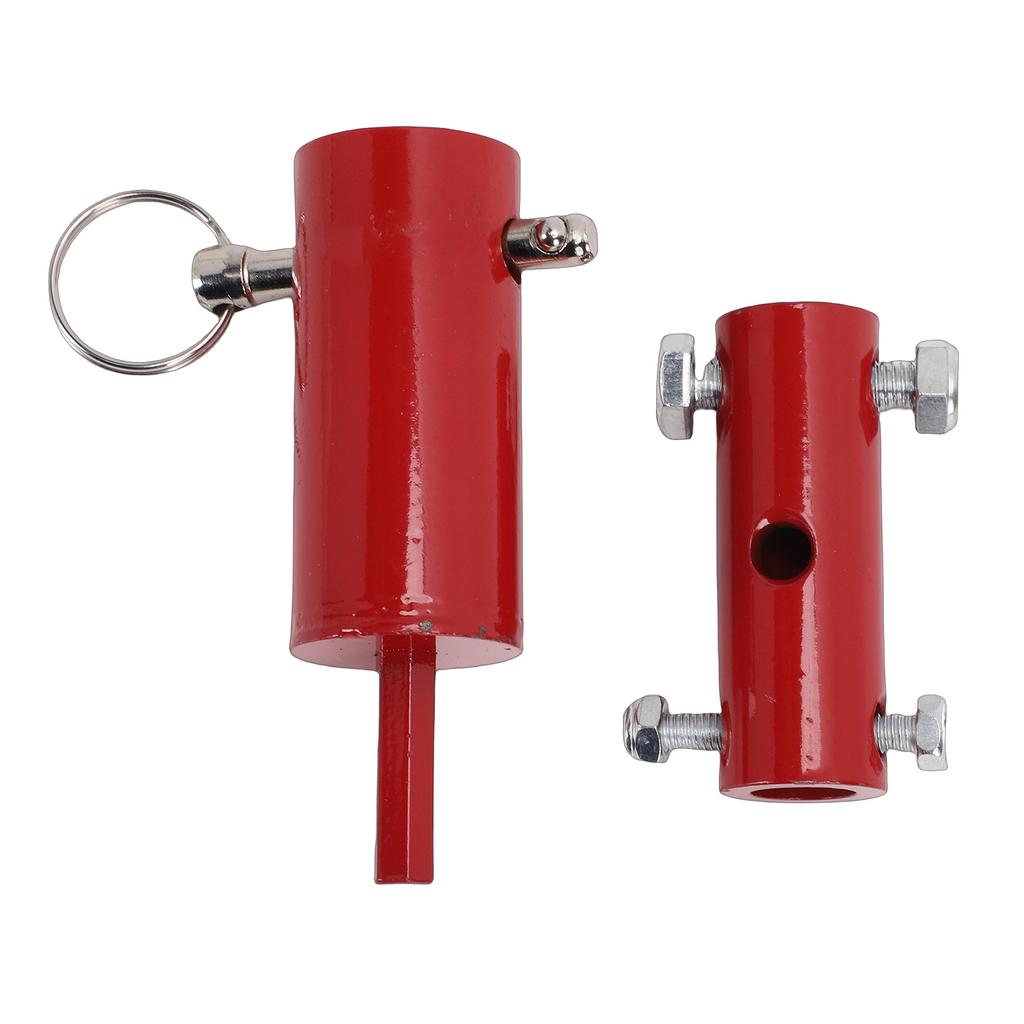 Jack Drill Adapter Tool Fit 1 Inch Handle Stud Heavy Duty Steel Jack Rod Attachment for Dump Flatbed Livestock Trailers