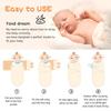 3er-Pack Wickeltücher aus 100 % Baumwolle für Babys, 0–6 Monate, Wickeltuch für Neugeborene