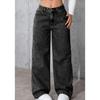 High-Waisted Straight Leg Wide Fit Womens Denim Jeans Casual Chic Style 2026 Cotton Blend