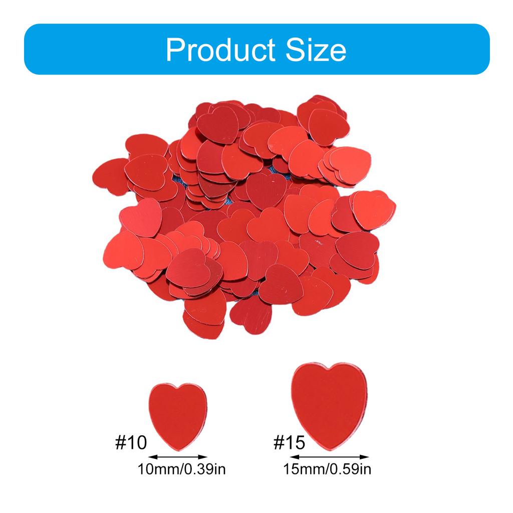 Distinctive Heart Confetti Accessories Unique Confetti for Party Decorations Birthdays Weddings Anniversaries and More