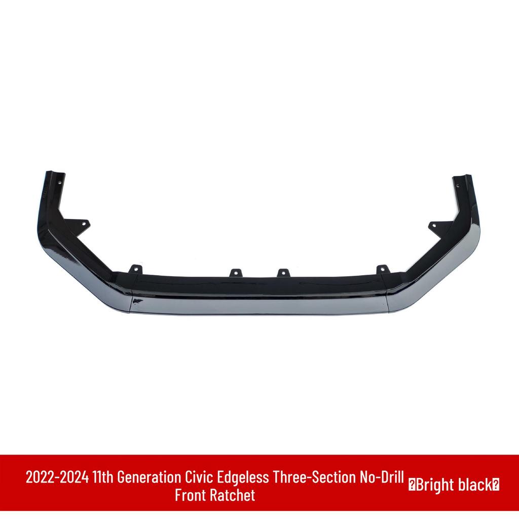 Honda Civic 2022 11th Gen: Upgraded Front Splitter, Rear Wing, Frameless Front Lip, Body Kit, & Rear Lip.