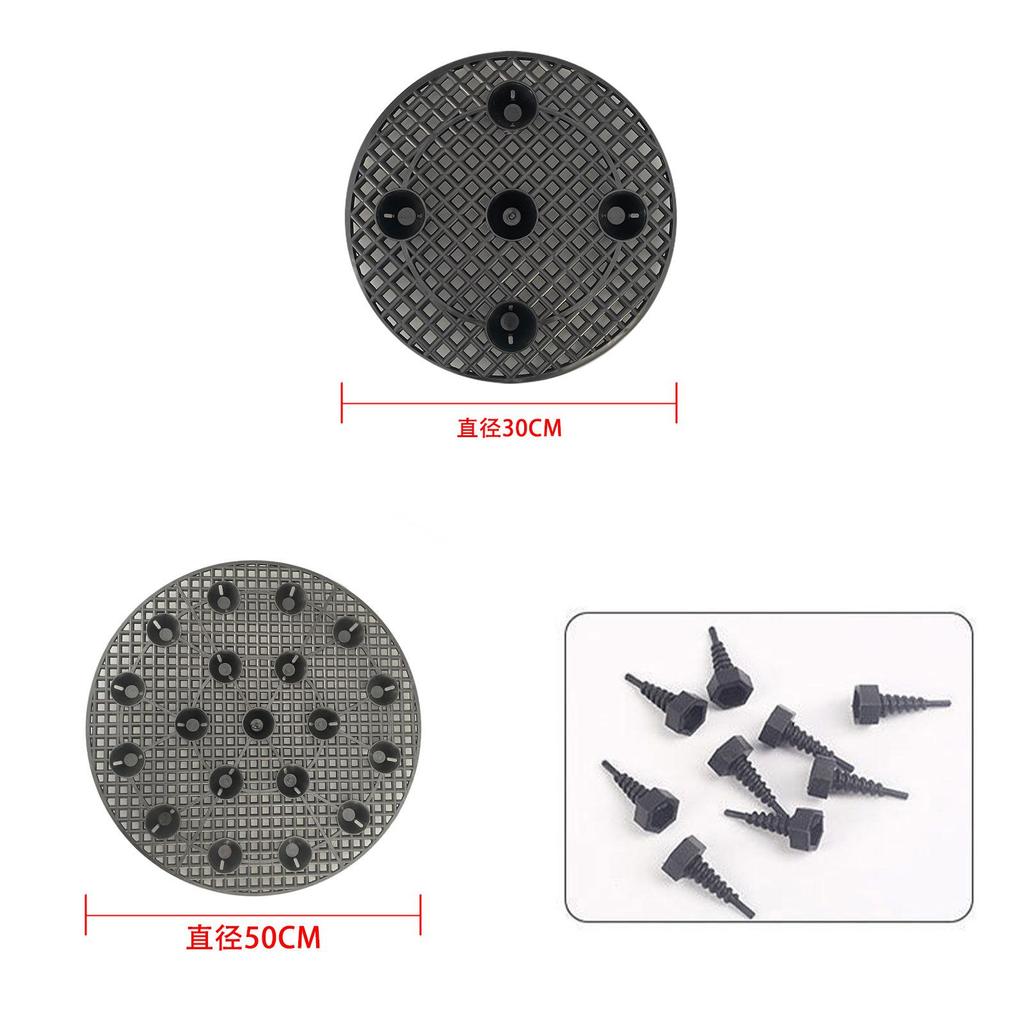 Nursery Seedling Tray With Thickened Drainage Base For Flower Pot Cultivation