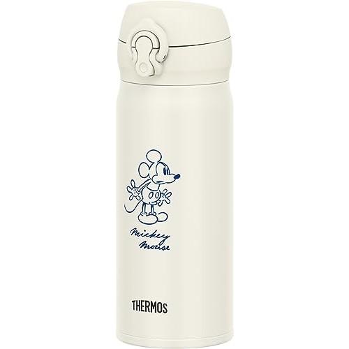 Thermos Water Bottle Vacuum Insulated Mobile Mug 400ml Disney Mickey Ivory White JNL-405DS IVWH