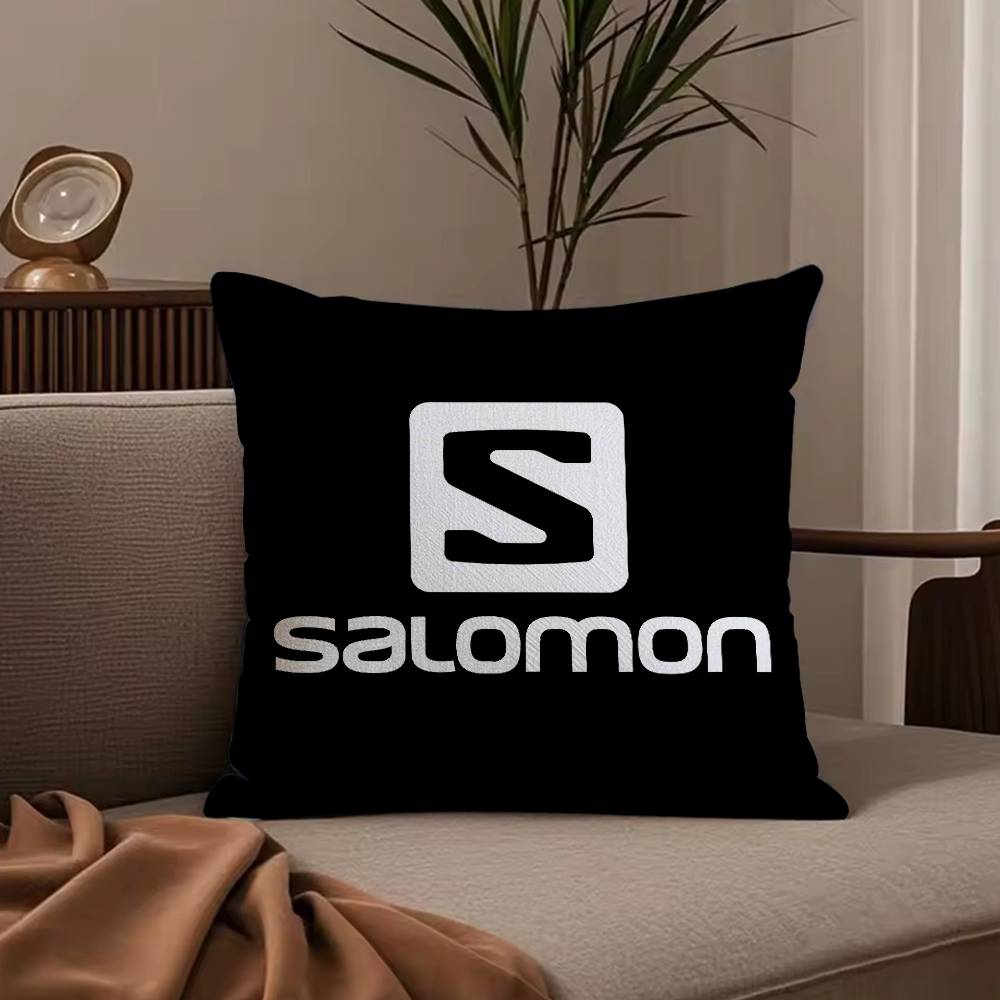 C-Classic S-SALOMONS Pillow Case Anti-dustmite Pillowcase Invisible zipper silky short plush Sofa cushion cover