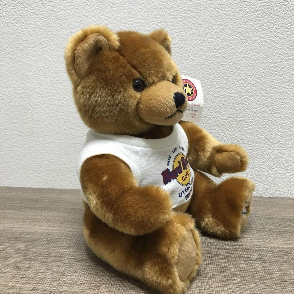[USED] Tagged Hard Rock Cafe Teddy Bear Plush Toy