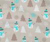 oneOone Cotton Flex Dusty Pink Fabric Christmas Winter Theme Quilting Supplies Print Sewing Fabric By The Yard 40 Inch