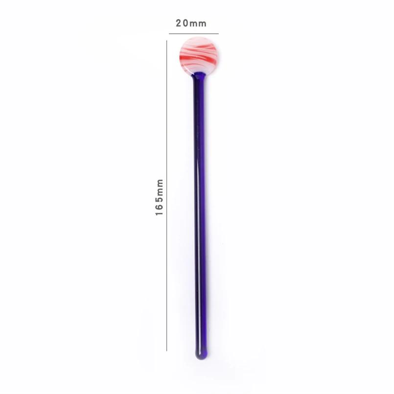 Korean Style Cute Long Handle Coffee Stirring Bar Creative Ins Style Milk Dessert Stirring Spoon Simple Juice Glass Spoon