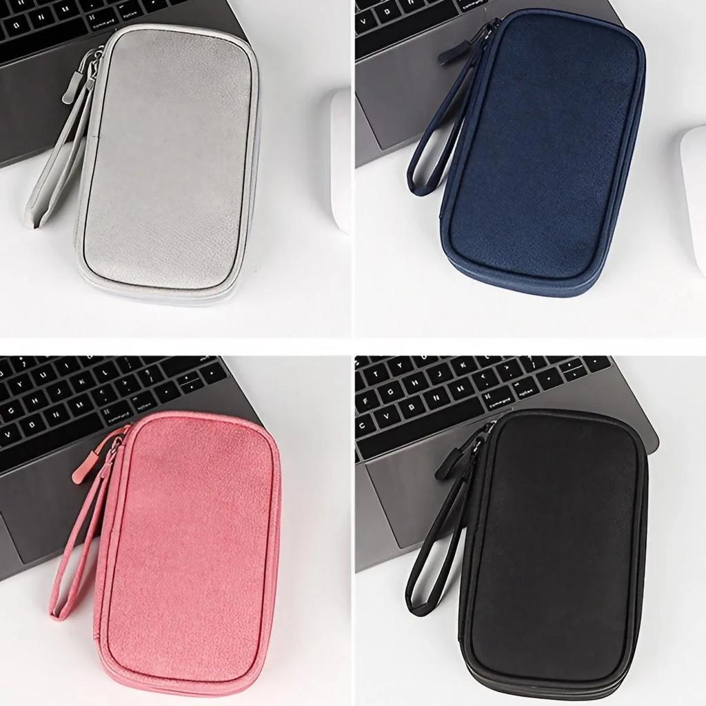 Portable Waterproof Travel Bag Digital Charger Storage Bag for USB Cable Earphone Wire Power Bank Organizing Bag