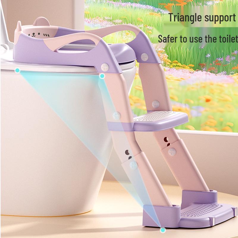 Foldable Child Toilet Seat & Step Stool Combo