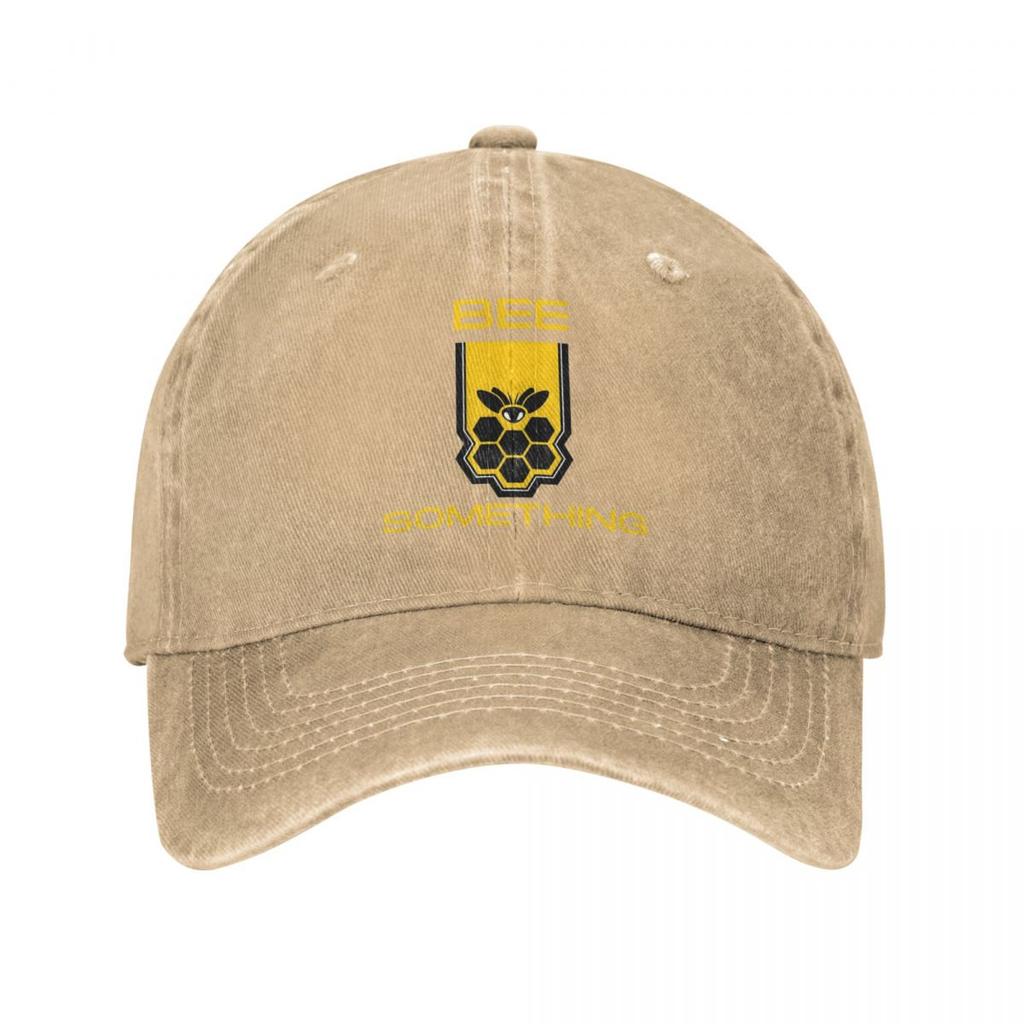 Bee Something Baseball Cap Vintage Distressed Denim Washed happy wild animal Sun Cap Men Women Outdoor Adjustable Fit Caps Hat
