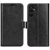 For Samsung Galaxy M16 5G Case Crazy Horse Texture Stand Leather Phone Cover
