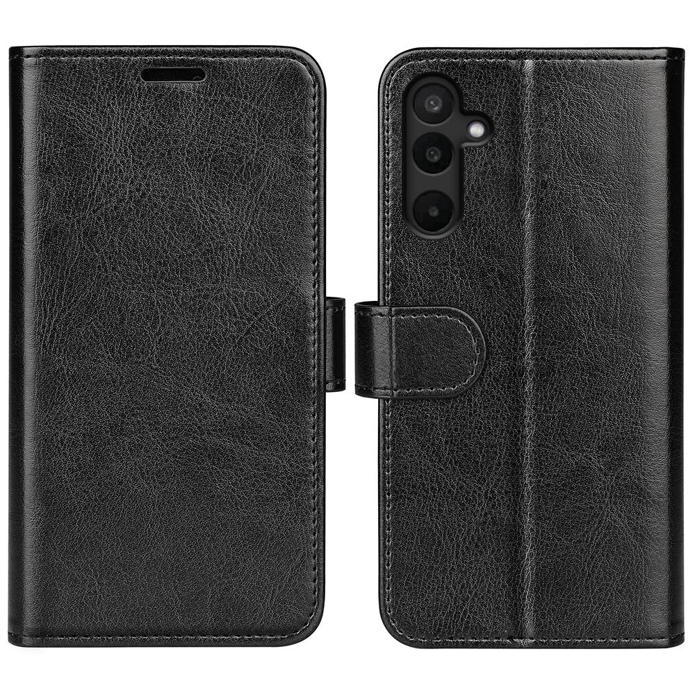 For Samsung Galaxy M16 5G Case Crazy Horse Texture Stand Leather Phone Cover