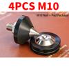 4PCS HiFi Audio 316 Stainless Steel Speaker Amplifier Rack Stand Isolation Damping Feet Pad Nail Shock Spikes