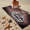 1pz Telo da Spiaggia Crest Psv Eindhoven - Morbido, Microfibra Assorbente, Leggero, Ideale per la Spiaggia, Feste, Viaggi, Campeggio, Regali per tifosi