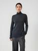 Early Autumn Cashmere & Mulberry Silk High-Neck Slim Fit Knitted Sweater for Women