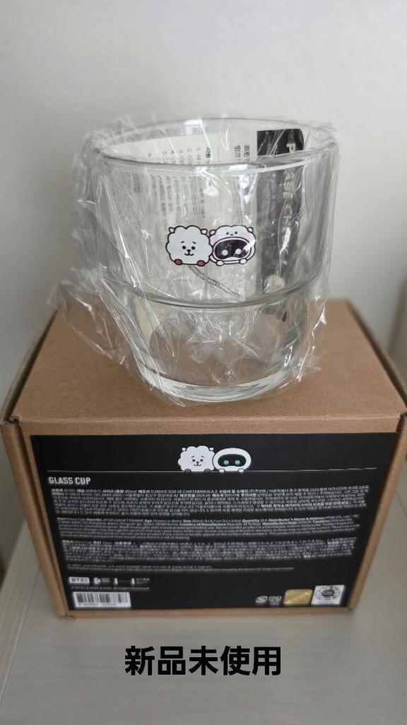 [USED] BTS JIN 2024 FESTA RJ X Wood Glass Cup