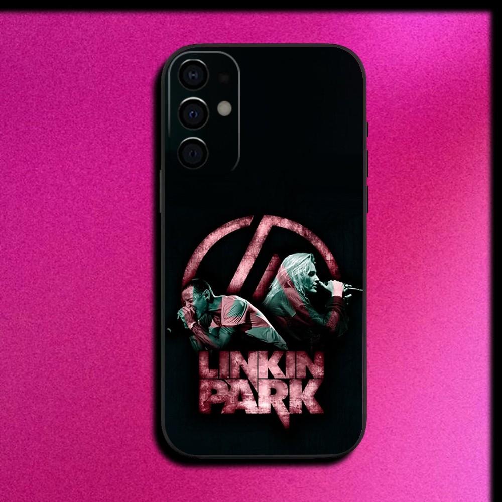 Rock L-Linkin P-Park Kapela Pouzdro na telefon Pro Samsung S25,S24,S21,S22,S23,S30,Ultra,S20,Plus,Fe,Lite,Note,10,9,5G Černý Kryt