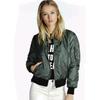Spring Autumn Women Jackets Fashion Basic Bomber Jacket Streetwear Long Sleeve Coat Solid Color Casual Outerwear