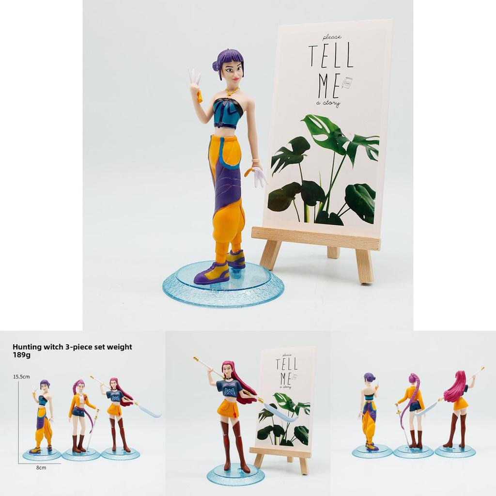 Kpop Demon Hunter Collectible Pvc Figures With Authentic Design For Display And Gifting