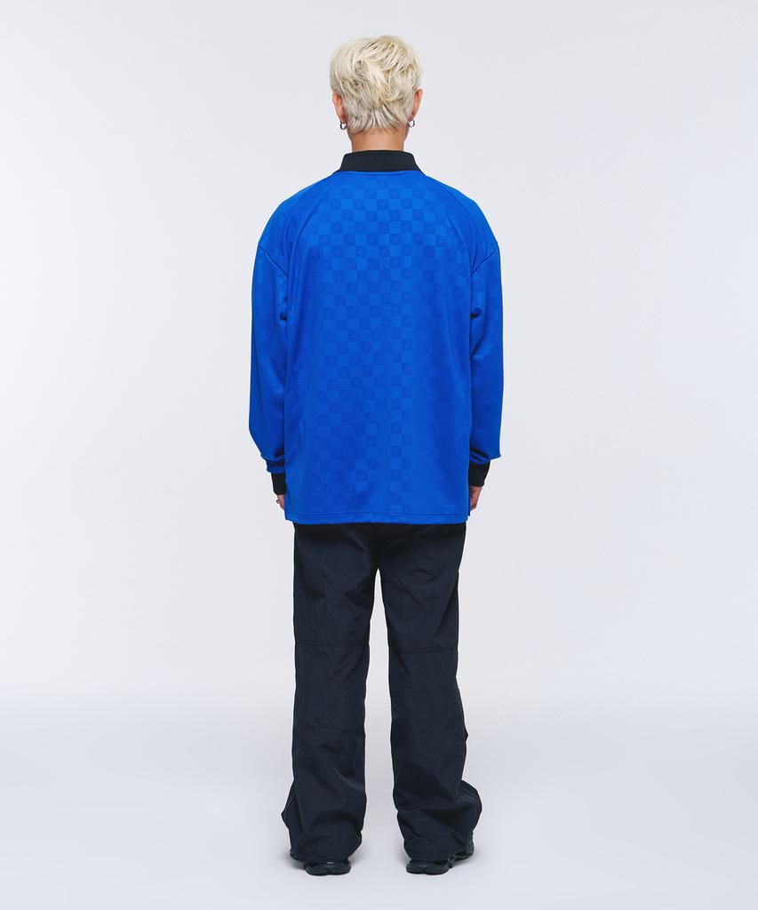BORN TO WIN Monogram Soccer Jersey [Blue]