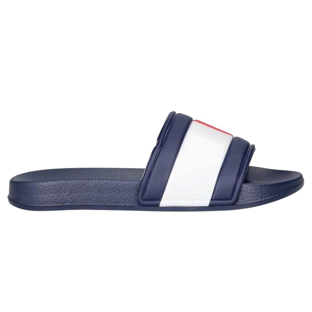 Tommy Hilfiger Childrens/Kids Flag Logo Open Toe Flat Slides