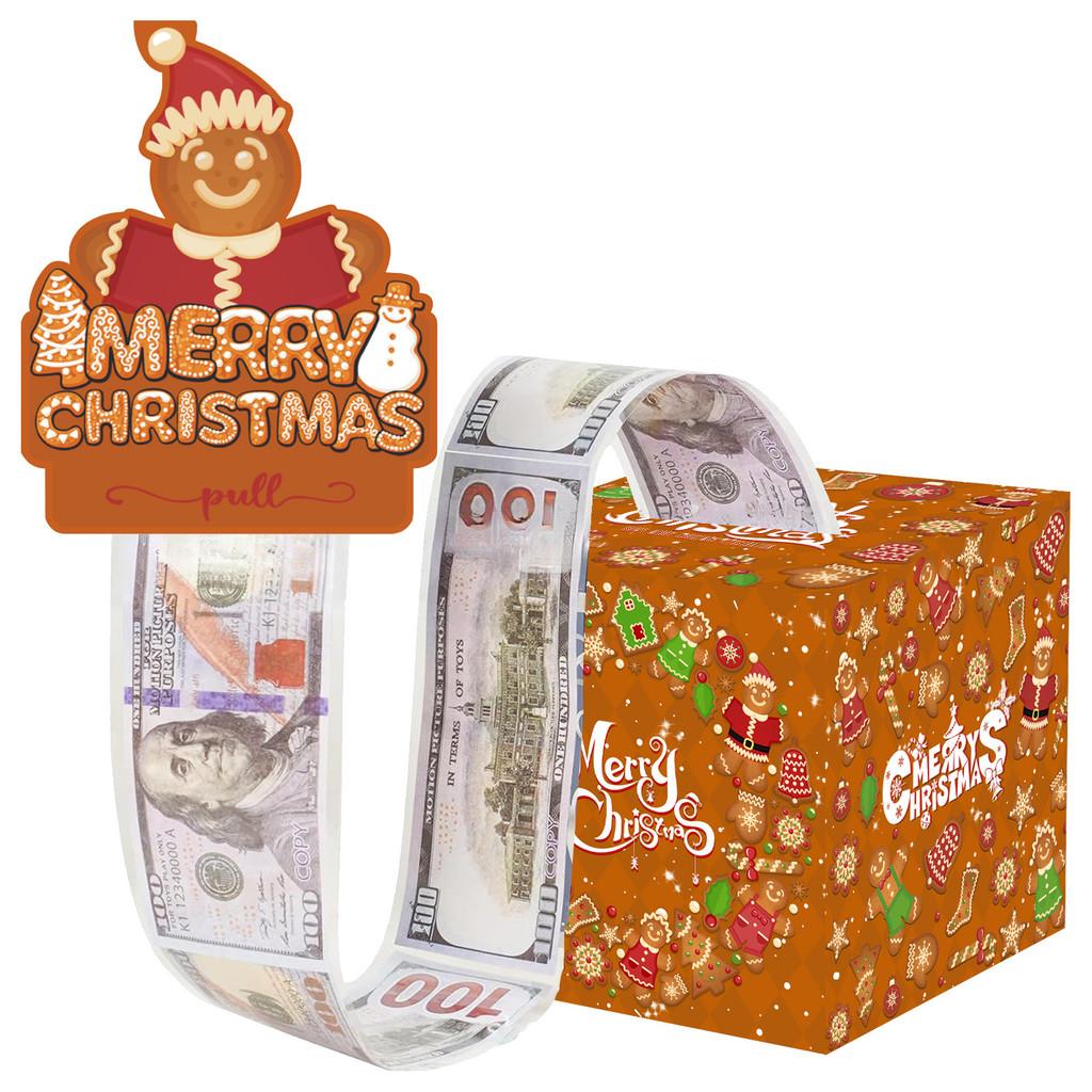 Christmas Party Cookie Packaging Gingerbread Man Motif Compact Supplies Design