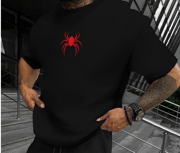 Специальное предложение: футболка с коротким рукавом, свободный крой, повседневный летний топ XL чёрный