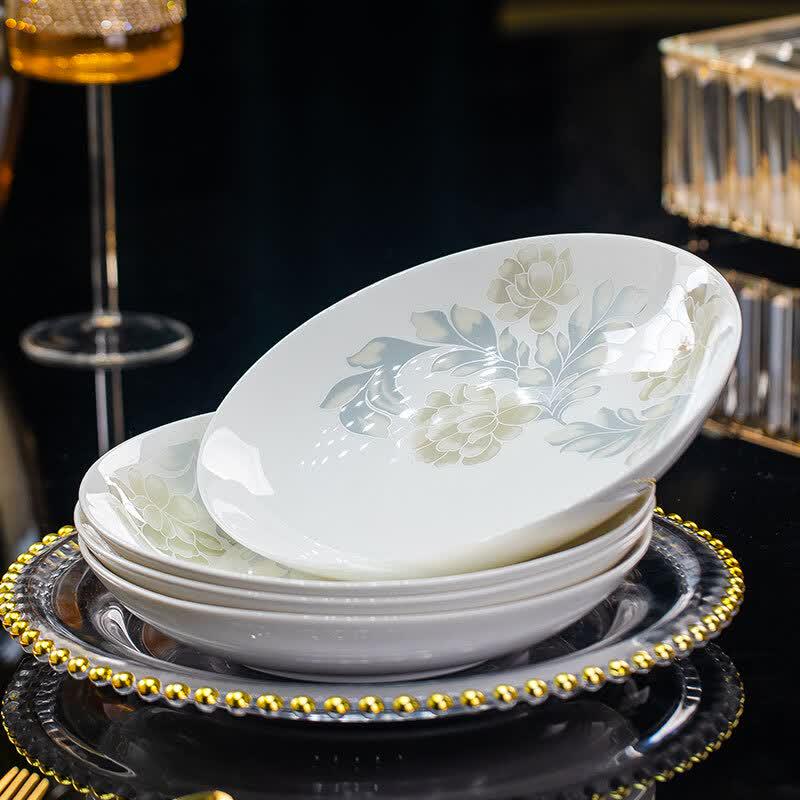 Керамическая тарелка Peiersen Ya Qing Jingdezhen, 8 дюймов, набор