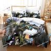 Game Exoprimal Bedding Set Printed Duvet Cover Sheet Pillowcase Bed Soft Quilt Cover Full Queen King Size 3D Anime Bed Sheet Set