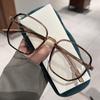 Transparent Optical Glasses for Men Women Large Square Frame Clear Lens Computer Eyewear Simple Optical Spectacle Eyeglasses