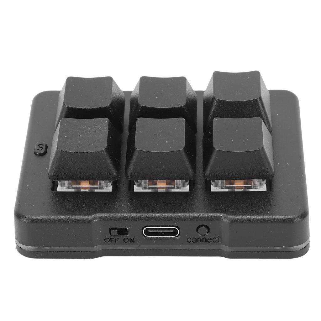 USB Wired 6 Key Keyboard Customize NaMacro Programmable 6 Key Mechanical Keypad for PC Video Game