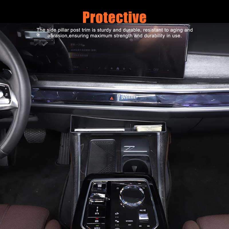 Black Car Central Control Storage Box Container Holder Tray For BMW 7 Series G70 2025 2025 2025 Interior Accessories