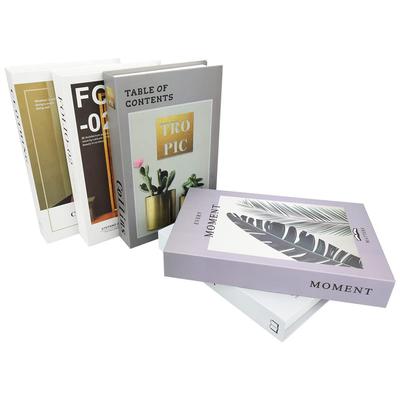 Conjunto de 5 Livros Falsos Smart Perfeitos para Decoração de Interiores, Design, Leves,