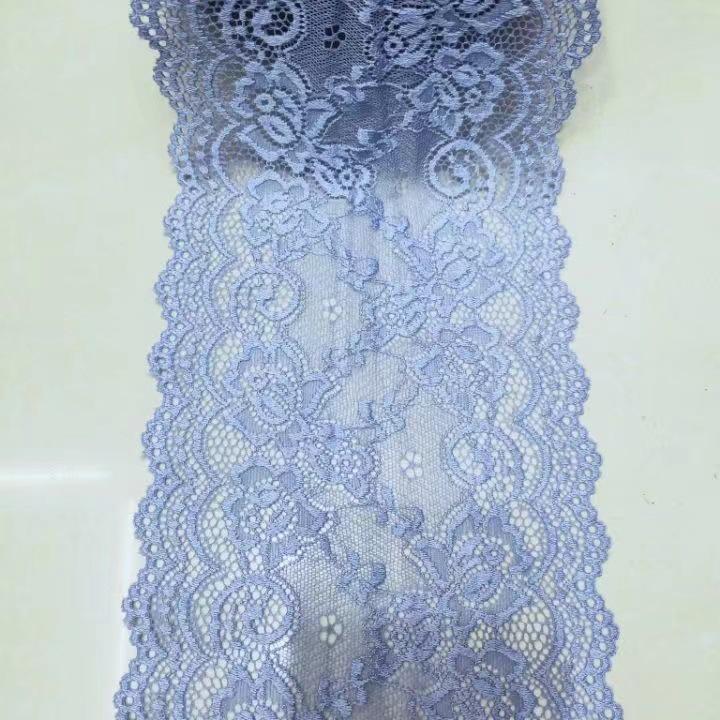 15cm Wide Soft Elastic Lace Trim for Skirts - Multi-color Options Available