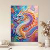 DIY Pearl Gem Colorful Dragon Shining Bead Craft Art Home Wall Ornament Simple Unframed Room Decoration Art Modern Gift For Living Room Decor