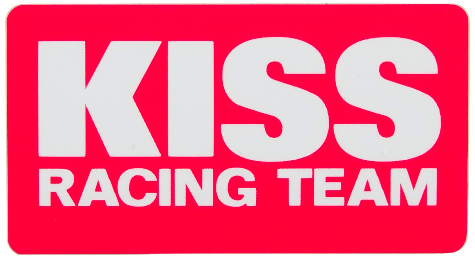 Kijima Bike Parts KISS Racing Team Sticker Pink Base/White Letters S розовый