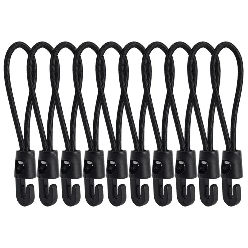 

10PCS 10/15/25cm Elastic Bungee Cord Set Tied Rope High Elasticity Luggage Straps Rope For Bikes Tie Downs Camping & Cars Cord T