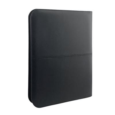 Bisofice Business Padfolio na zip A4 PU Kožený organizér portfolia pro dokument životopisu rozhovoru
