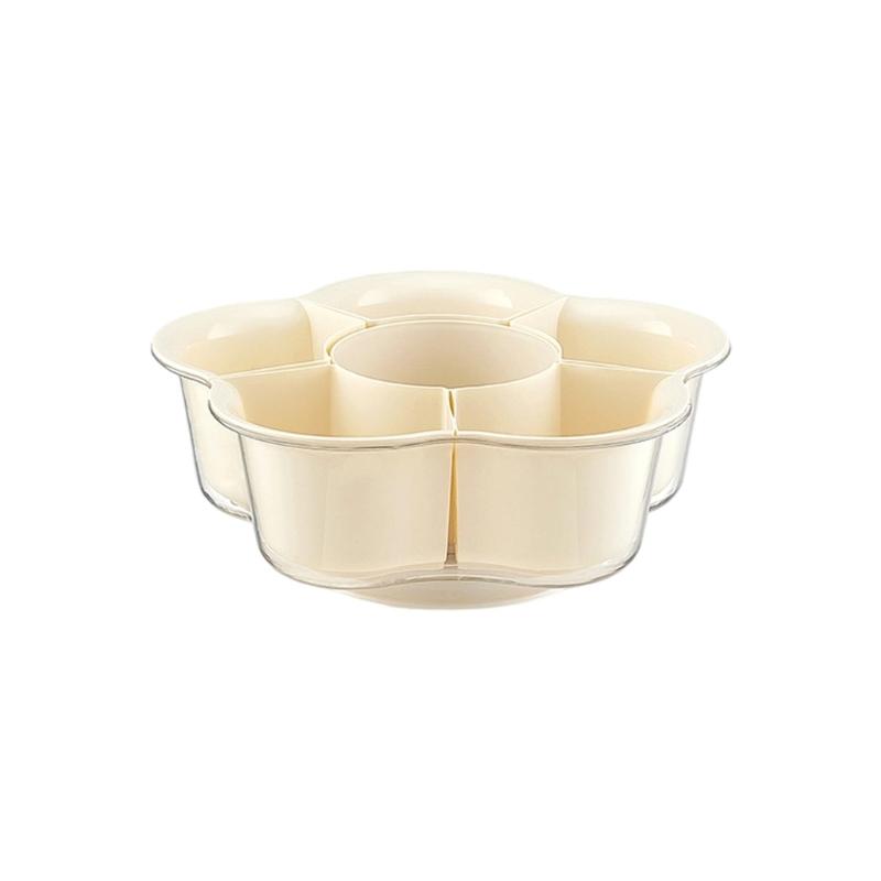 Multi Compartment Kitchen Basket with Draining Function for Hot Pot Parties Vegetable Platter Divided Serving Tray