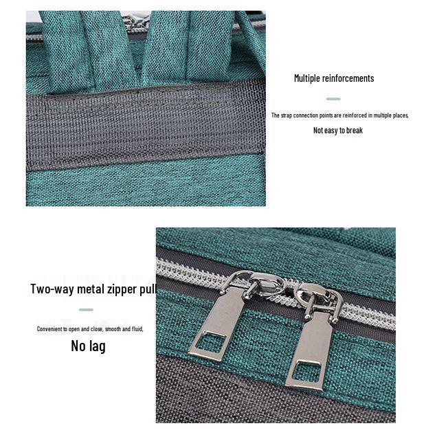 2024 Fashion Large-Capacity Casual Mommy Bag - Multifunctional Outdoor Mother and Baby Hospital Backpack