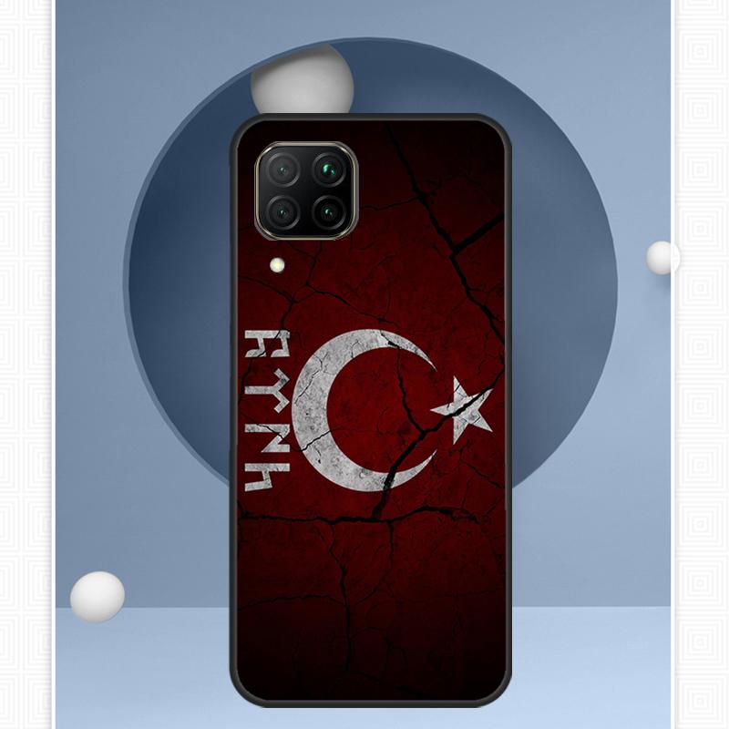 Turkey Turkish Flag For Huawei Nova Y72 Y90 Y61 Y91 Y60 Y70 12s 12i 11i 8i 9 10 SE P20 P40 Lite P60 P30 Pro Case
