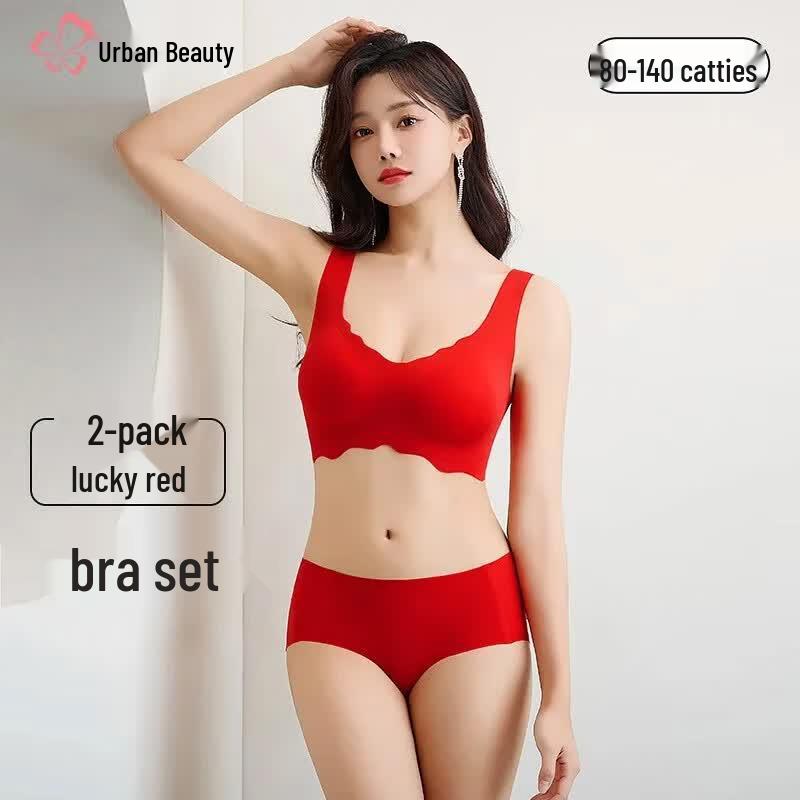 Urban Lady Women s Seamless Push-Up Bra Set One Size