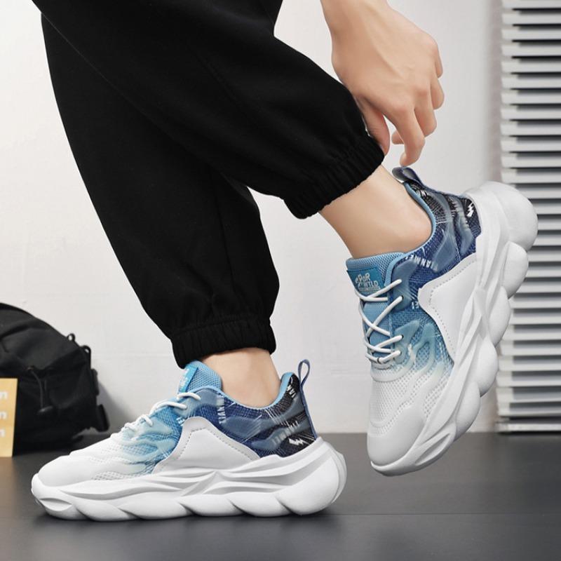 Spring New Men Thickness Sneakers Outdoor Comfortable Soft-sole Sports Running Shoes Old Dad Shoe Damping Casual Shoe Zapatillas